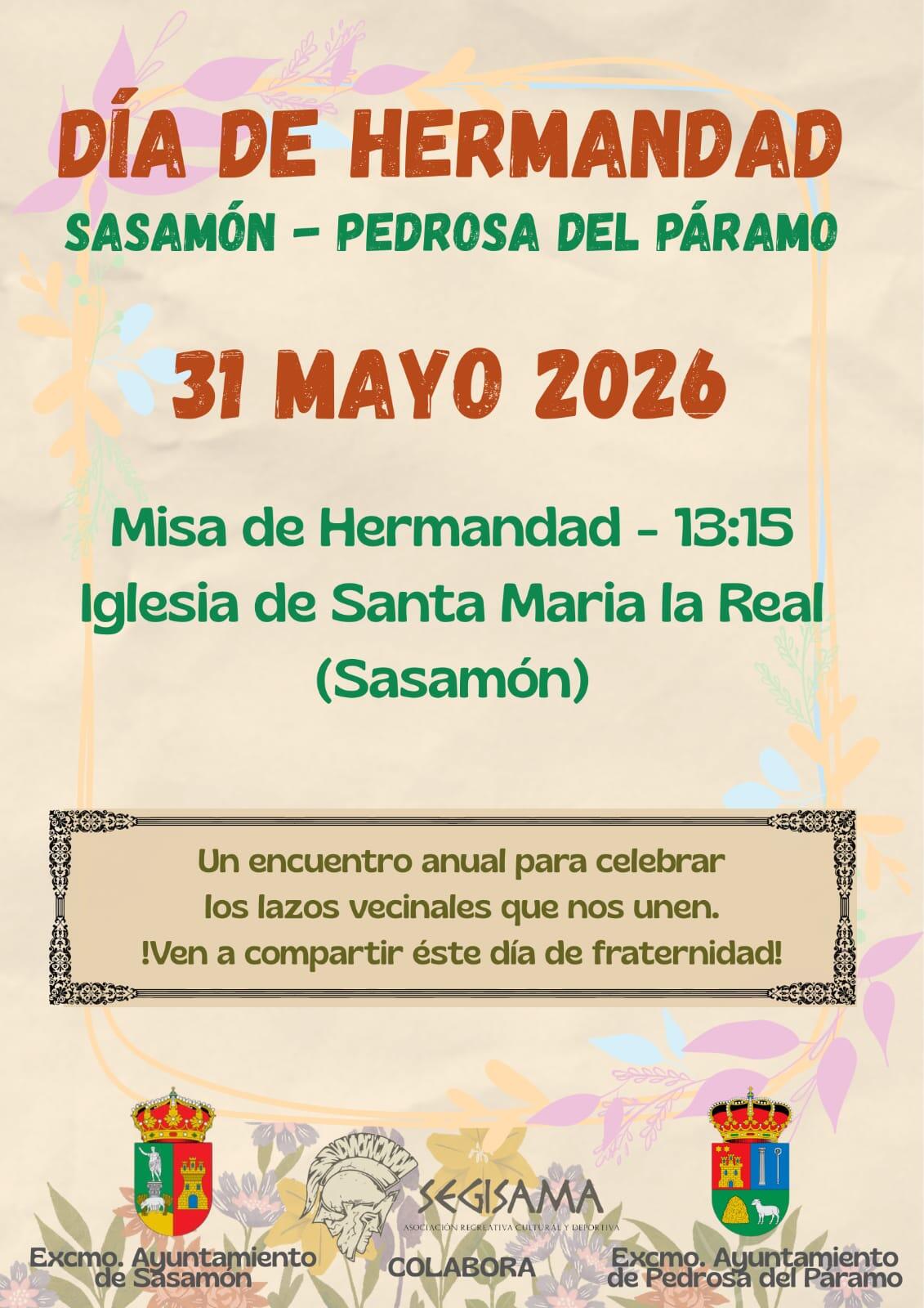 Día de hermandad Sasamón-Pedrosa del Páramo