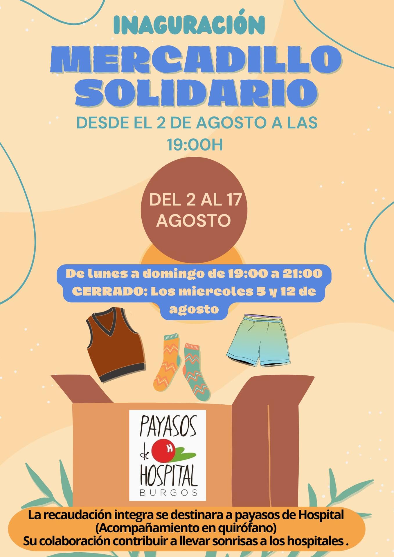 Mercadillo solidario en Castrillo de Murcia