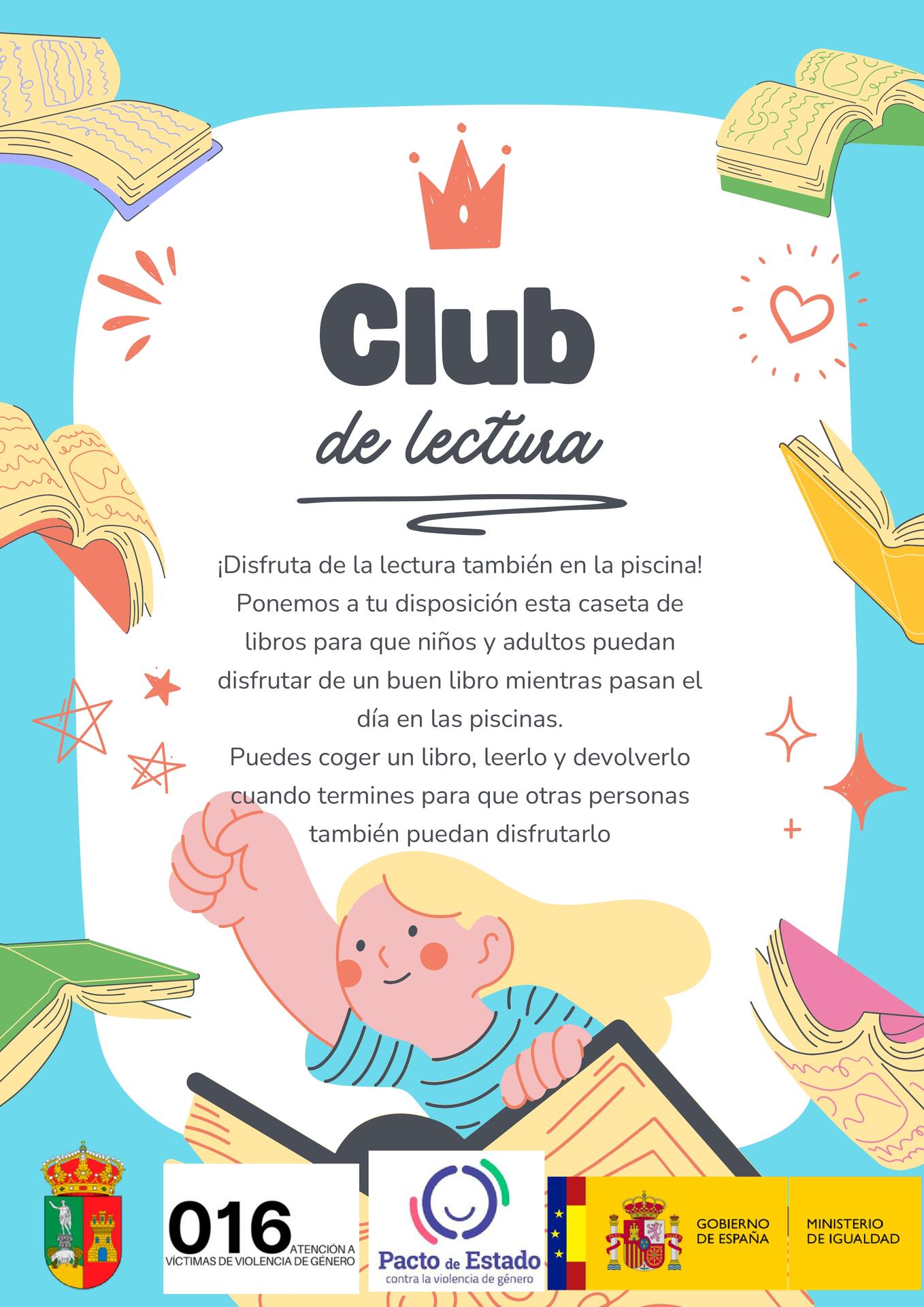 Club de lectura en las piscinas de Sasamón